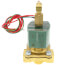 1/2" Normally Open, 2-Way Brass Solenoid Valve (120/60AC)