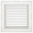 12" x 12" Steel Fixed Bar Filter Grille w/ 2" Filter (White)