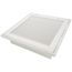 12" x 12" Steel Fixed Bar Filter Grille w/ 2" Filter (White)