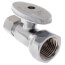 1/2" FIP x 3/8" OD Compression Straight Stop Valve - No Lead (Chrome)