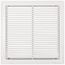 20" x 20" Steel Fixed Bar Filter Grille w/ 2" Filter (White)
