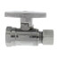 3/8" FIP x 3/8" OD Compression Straight Stop Valve - No Lead (Chrome)