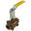 2-1/4" FNPT 3-Piece Ball Valve w/ Stainless Steel Vented Ball & 2-1/4" Stem