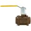 1-1/2" FNPT 3-Piece Ball Valve w/ Stainless Steel Vented Ball & 2-1/4" Stem