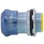 3/4" Steel EMT Compression Connector w/ Insulated Throat- Rain Tight/Concrete Tight
