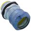 3/4" Steel EMT Compression Connector w/ Insulated Throat- Rain Tight/Concrete Tight