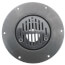 3" x 4" PVC Halo Adjustable Floor Drain w/ Deck Flange, Round SS Strainer (Hub)