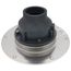2" x 3" PVC Halo Adjustable Floor Drain w/ Deck Flange, Round SS Strainer (Hub)