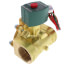 1-1/2" NPT Normally Closed 2-Way Hot Water/Steam Solenoid Valve (120/60AC)