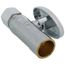 1/2" Nominal Sweat x 3/8" OD Compression Straight Stop Valve - No Lead (Chrome)