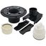 36" Job-Adjustable Linear Shower Drain, 2" ABS Connection, Tile-In Strainer