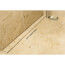 72" StreamLine Job-Adjustable Linear Shower Drain, 2" ABS Connection, Tile-In Strainer & Test Plug