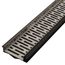 72" Job-Adjustable Linear Shower Drain, 2" ABS Connection, Slotted Strainer
