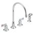 M-DURA 2 Handle Kitchen Faucet, 1.5 GPM, 8242 (Chrome)
