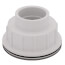 1-1/2" PVC Solvent Weld Shower Module Drain w/ Screw-On Stainless Steel Strainer (Hub)