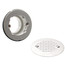 2" PVC Solvent Weld Shower Module Drain w/ Screw-On Stainless Steel Strainer (Hub)