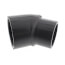 1/2" PVC Schedule 80 45° Street Elbow (Spigot X Socket)