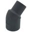 1" PVC Schedule 80 45° Street Elbow (Spigot x Socket)