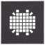 4-1/4" Square Snap-In Strainer PVD Matte Black Finish