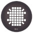 4-1/4" Round Snap-In Strainer PVD Matte Black Finish