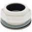 PVC No-Caulk Shower Module Drain w/ Snap-in Stainless Steel Strainer