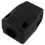Industrial Grade Angle Plug, 2P, 30A, NEMA TT-30P - Black (125V)