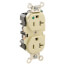 Hospital Grade Duplex Receptacle, 20A, NEMA 5-20R - Ivory (125V)