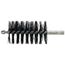 2-3/4" Single Spiral Black Oil Tempered Wire Brush for 3" Flue (8" Total Length)