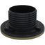 2" x 3" ABS FinishLine Adjustable Sch. 40 Hub Floor Drain, Nickel Bronze Strainer w/ 5-1/2" Top and Coring Plug
