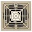 2" x 3" PVC FinishLine Adjustable Sch. 40 Hub Floor Drain, Nickel Bronze Strainer w/ 5-7/8" Square Top and Coring Plug