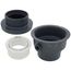 2" PVC FinishLine Adjustable Rough-In Floor Drain w/ Coring Plug (Hub)