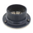 4" Schedule 40 Hub Connection FinishLine Adjustable Floor Drain w/ Nickel Bronze Strainer, 6.5" Top
