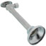 1/2" Copper Solder Angle Valve, 3/8" x 12" Tank Tube with Escutcheon (Chrome)