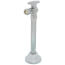 1/2" Copper Solder Angle Valve, 3/8" x 12" Tank Tube with Escutcheon (Chrome)
