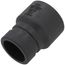 1-1/2" PVC Schedule 80 Grooved Coupling Adapter (Groove x Socket)