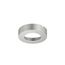 Undermounted Light Housing Round Metal Surface Mount Trim Ring - Silver