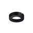 Undermounted Light Housing Round Metal Surface Mount Trim Ring - Black