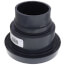 3" x 4" PVC FinishLine Adjustable Rough-In Cleanout w/ Coring Plug (Hub)