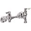 Wall-Mount Service Sink Faucet w/ 3" Vacuum Breaker Spout and Offset Shanks (Chrome), 8351076.002