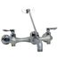 Top Brace Wall-Mount Service Sink Faucet w/ 6" Vacuum Breaker Spout and Offset Shanks (Rough Chrome), 8354112.004