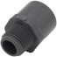 1/2" PVC Schedule 80 Male Adapter (MIPT x S)