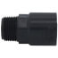 3/4" PVC Schedule 80 Reinforced Male Adapter (MIPT x S)