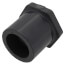1" x 1/4" PVC Sch. 80 Special Reinforced Flush Style Reducer Bushing (Spigot x SR FIPT) w/ Stainless Steel Collar