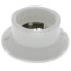 2" x 3" PVC Solvent Weld Floor Drain w/ Screw-On Stainless Steel Strainer