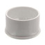 3" x 4" PVC Solvent Weld Floor Drain w/ Screw-On Stainless Steel Strainer
