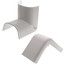 3.5" 90° Inside Vertical Elbow - LCI92W (White)