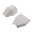 3.5" End Fitting - LEN92W (White)