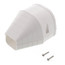 3.5" End Fitting - LEN92W (White)