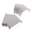 3.5" 45° Flat Elbow - LKF92W (White)