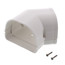 3.5" 45° Flat Elbow - LKF92W (White)